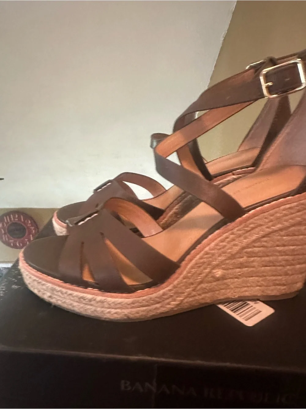 Banana Republic brown leather